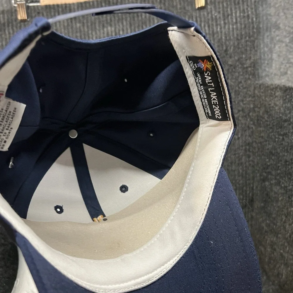 Vintage NWT Annco 2002 Salt Lake City Olympics Adjustable Hat‎ Navy Blue